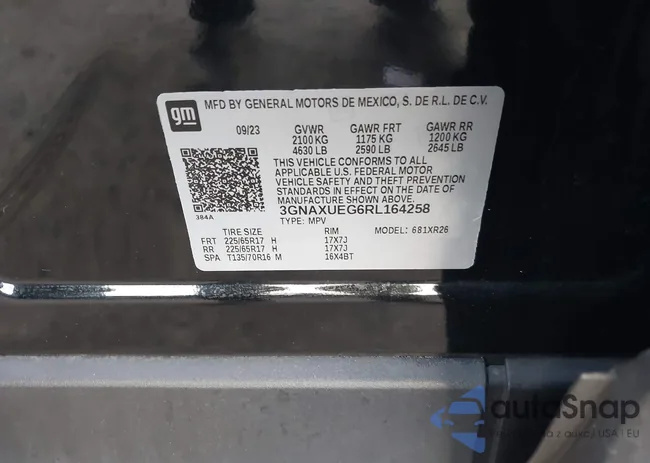 3GNAXUEG6RL164258: 43776202