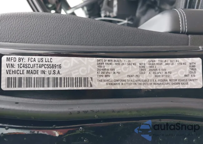 1C4SDJFT4PC558916: 43776294