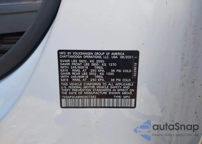 1V2AP2CA8MC607282: 43775682