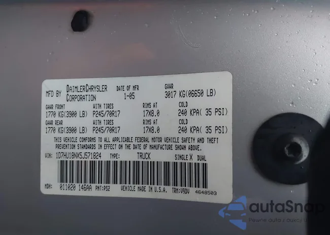 1D7HU18NX5J571824: 43775745