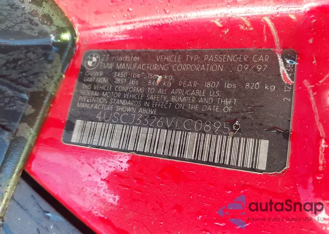 4USCJ3326VLC08959: 43775749