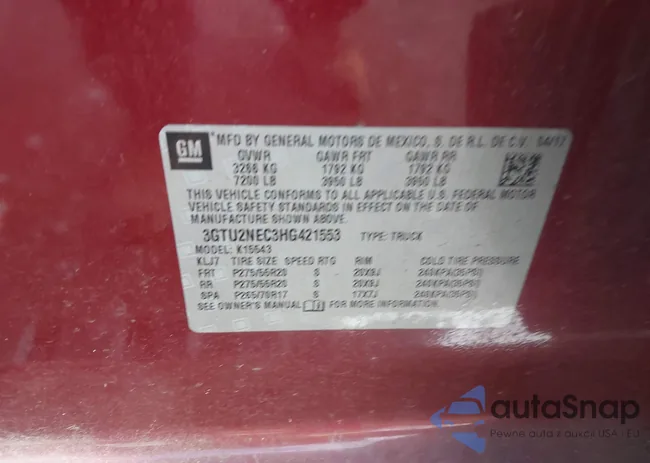 3GTU2NEC3HG421553: 43777037