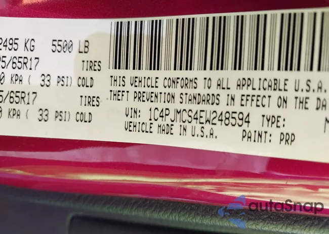 1C4PJMCS4EW248594: 43777086