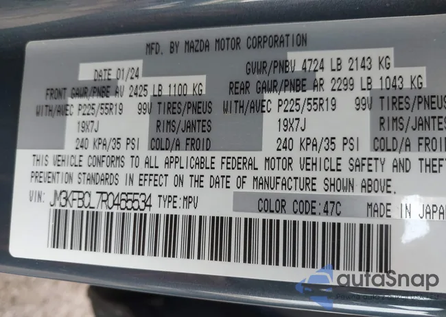 JM3KFBCL7R0465534: 43777343