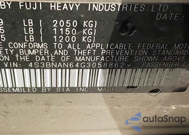 4S3BNAN64G3058862: 43776602