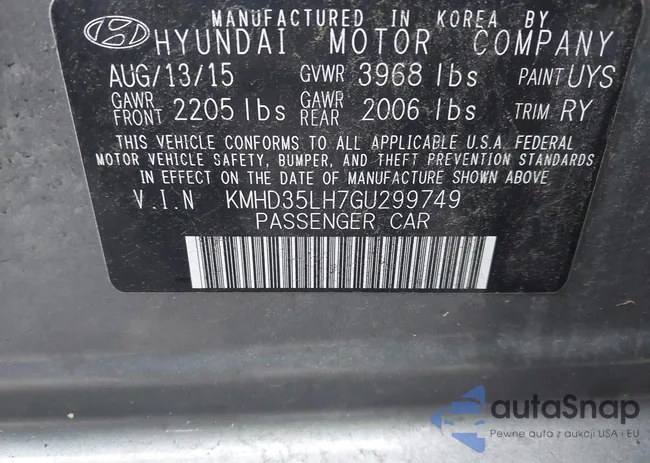 KMHD35LH7GU299749: 43776864