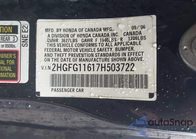 2HGFG11617H503722: 43778055