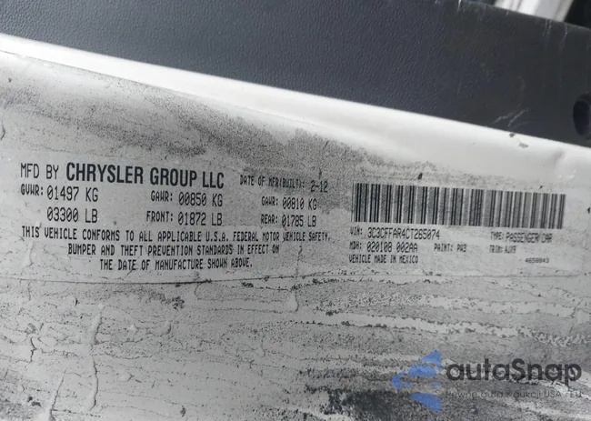 3C3CFFAR4CT265074: 43778174