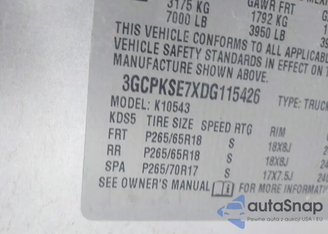 3GCPKSE7XDG115426: 43778511