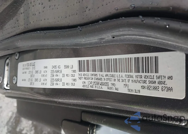 1C4PJMDS8FW660355: 43778536