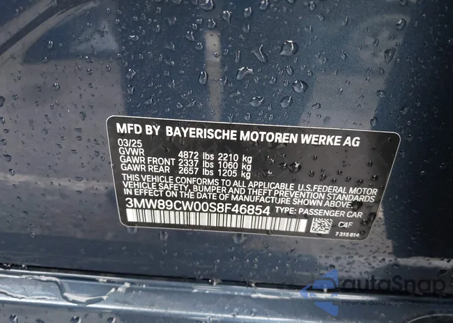 3MW89CW00S8F46854: 43777693