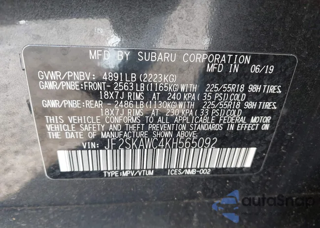 JF2SKAWC4KH565092: 43779252