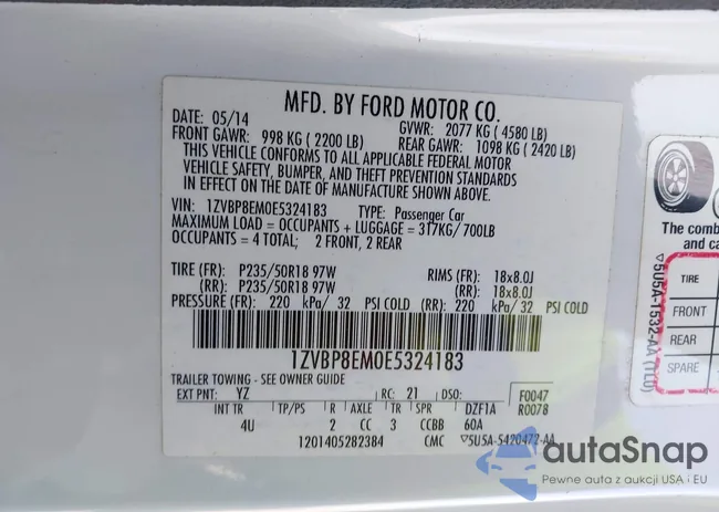 1ZVBP8EM0E5324183: 43779457