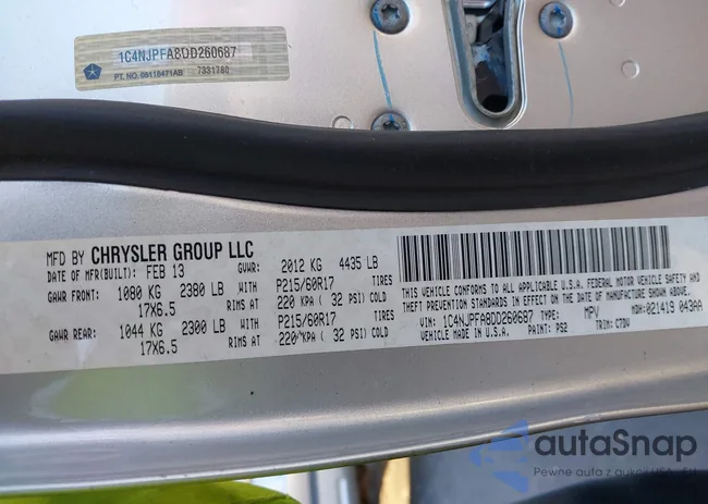 1C4NJPFA8DD260687: 43778612