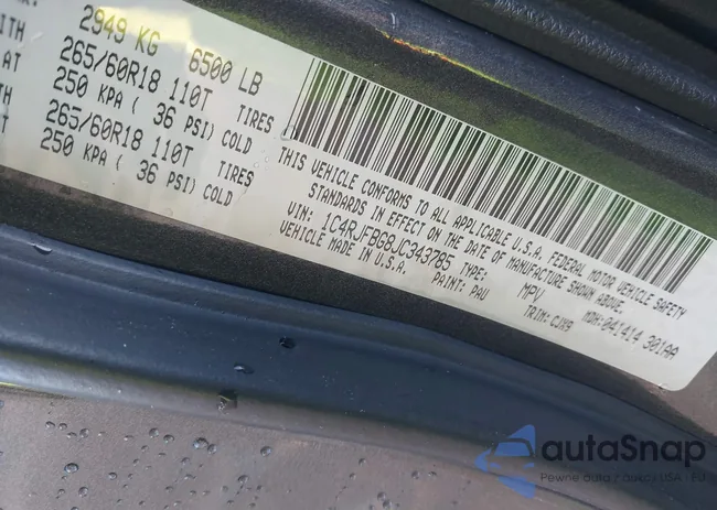 1C4RJFBG8JC343785: 43778946