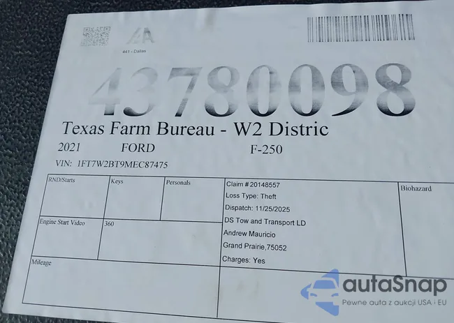 1FT7W2BT9MEC87475: 43780098