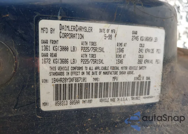 1B4HR28Y3XF667101: 43780442