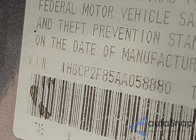 1HGCP2F85AA058880: 43779569