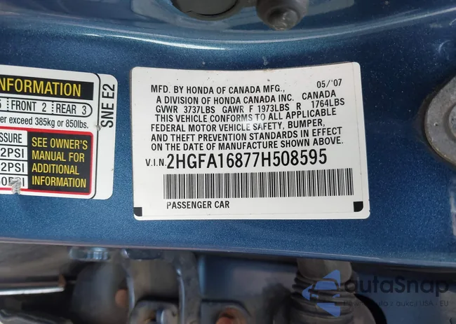 2HGFA16877H508595: 43779854