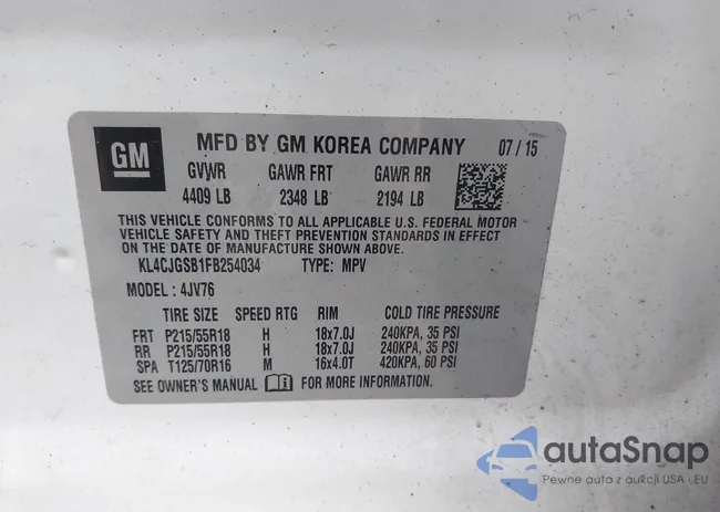 KL4CJGSB1FB254034: 43780965