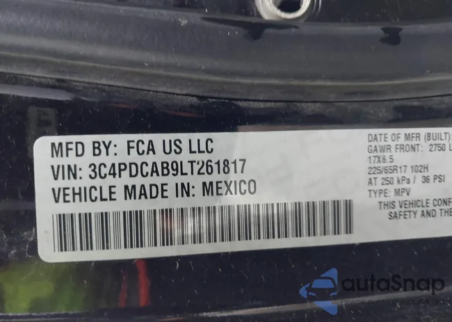 3C4PDCAB9LT261817: 43781015