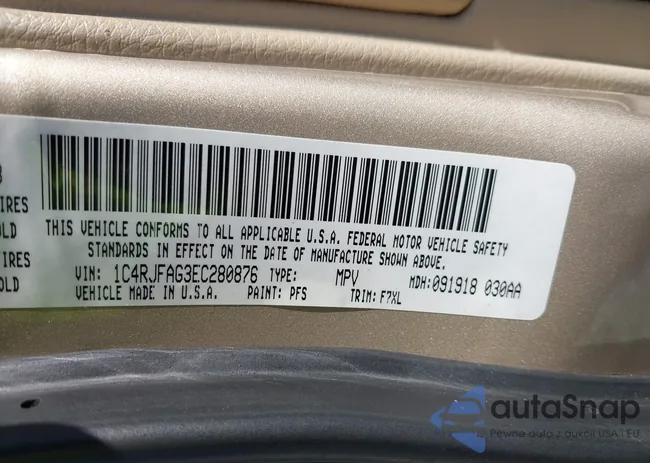 1C4RJFAG3EC280876: 43781086