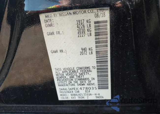 1N4AL3AP8JC478035: 43781455