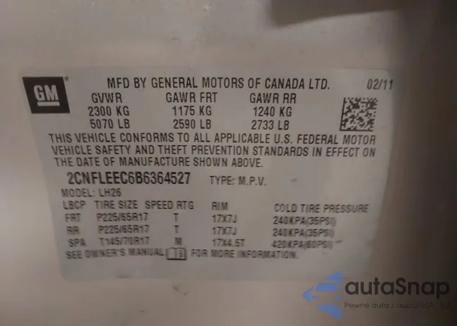 2CNFLEEC6B6364527: 43781471