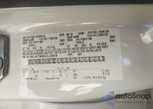 5LMCJ4C99HUL22029: 43780622