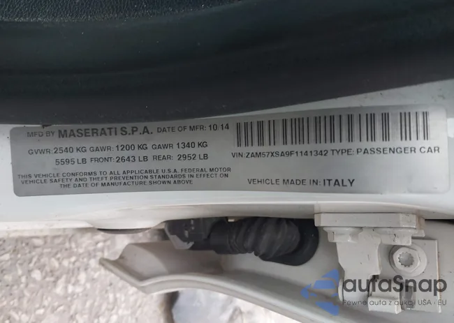 ZAM57XSA9F1141342: 43781721