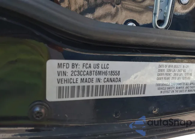 2C3CCABT6MH618558: 43783033