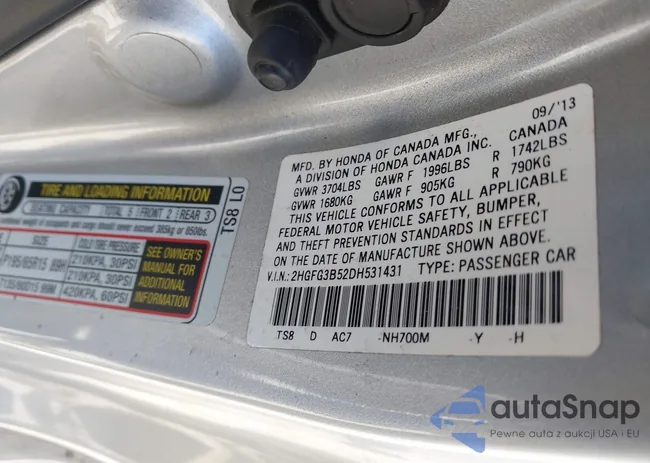 2HGFG3B52DH531431: 43783280