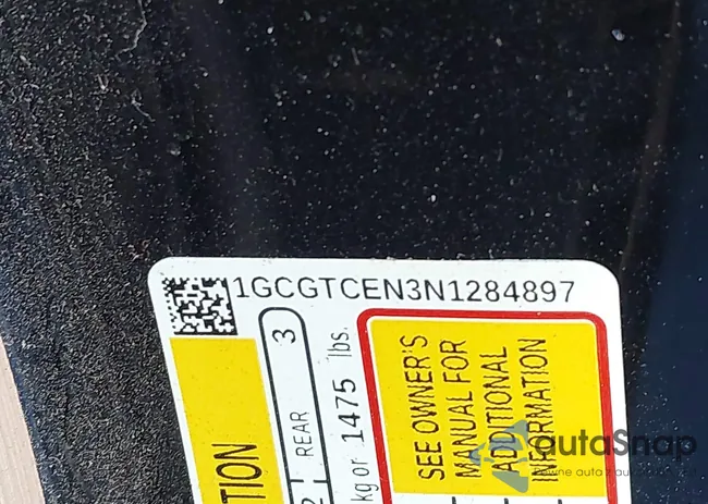 1GCGTCEN3N1284897: 43783392