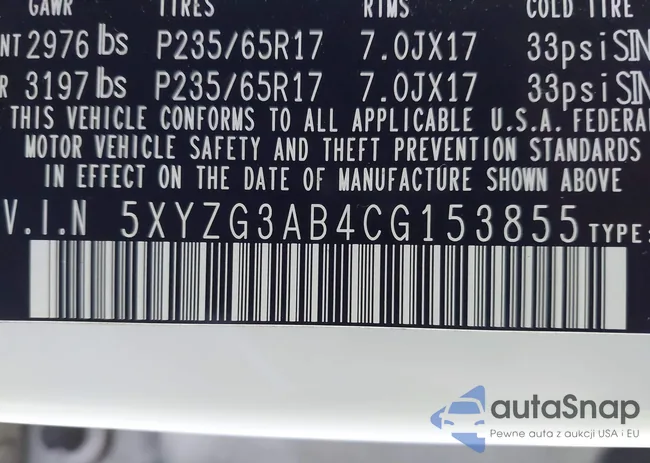 5XYZG3AB4CG153855: 43783555