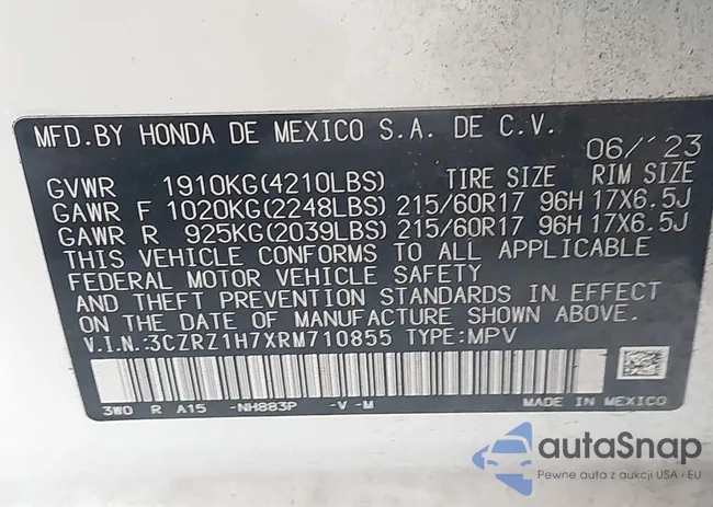 3CZRZ1H7XRM710855: 43783990