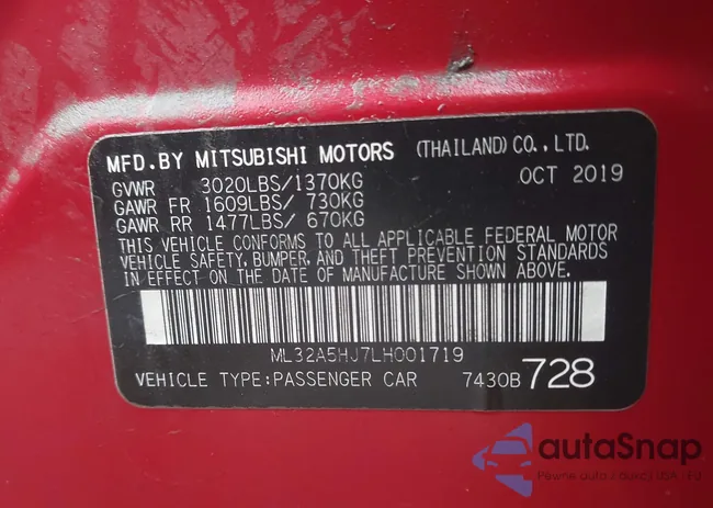 ML32A5HJ7LH001719: 43784082