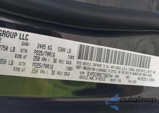 3C4PDCAB9CT362744: 43784291