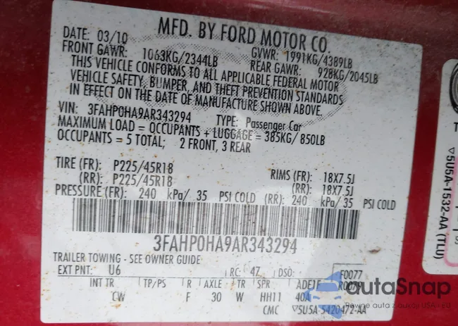 3FAHP0HA9AR343294: 43784361