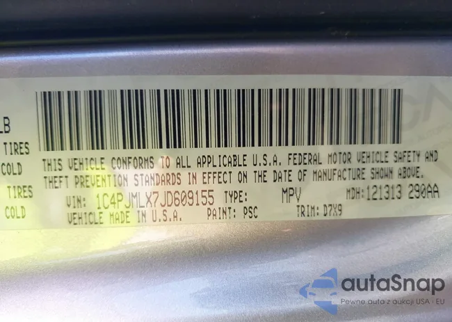 1C4PJMLX7JD609155: 43784365