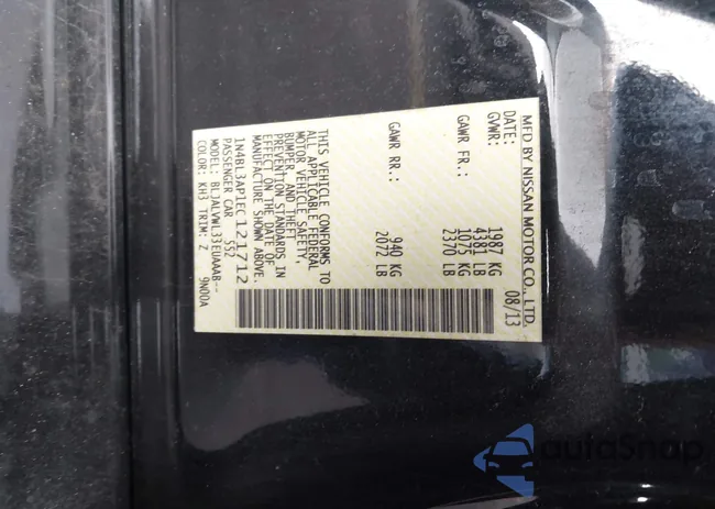 1N4BL3AP1EC121712: 43784435