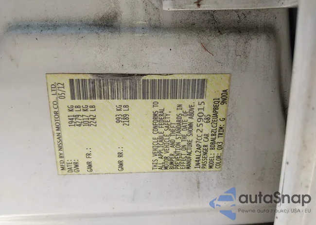 1N4AL2AP7CC259015: 43784482