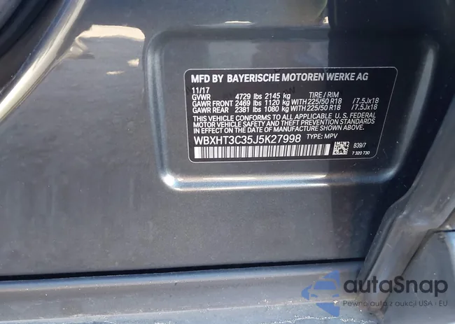 WBXHT3C35J5K27998: 43783598