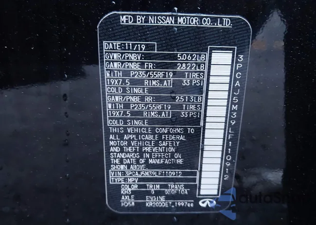 3PCAJ5M39LF110912: 43783697