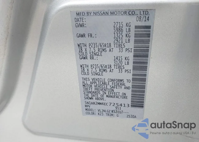 5N1AR2MM4EC725413: 43783765