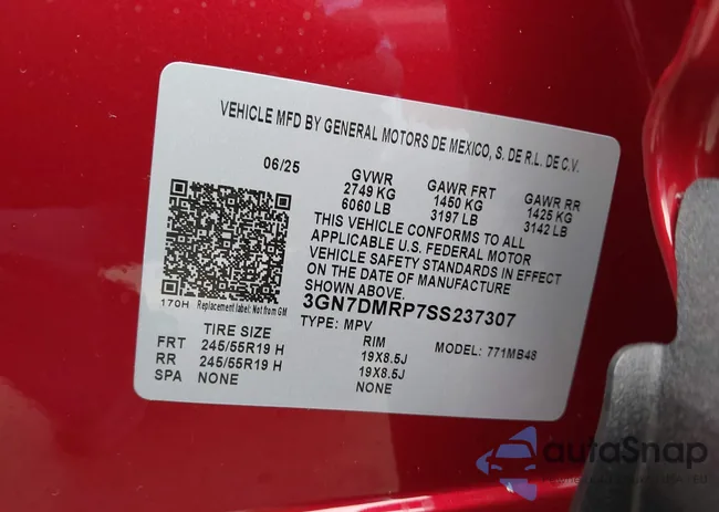 3GN7DMRP7SS237307: 43785061