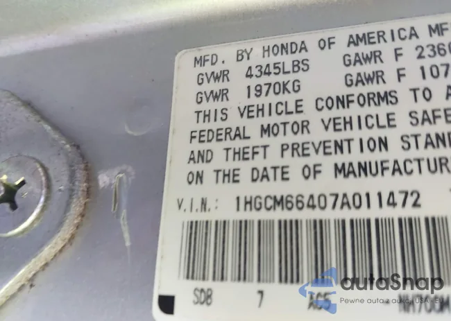 1HGCM66407A011472: 43785151