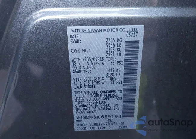 5N1DR2MM8HC689193: 43784742