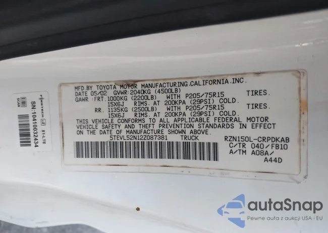 5TEVL52N12Z087381: 43784844