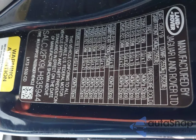 SALCJ2FX9LH835944: 43786015