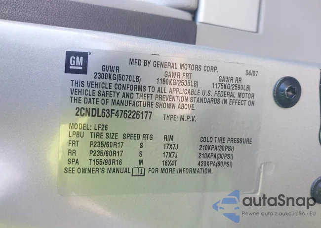 2CNDL63F476226177: 43786068